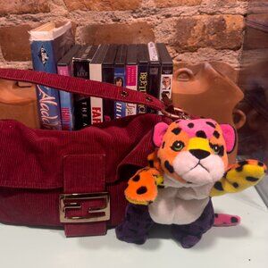 1998 LISA FRANK HUNTER LEOPARD CUSTOM BAG CHARM